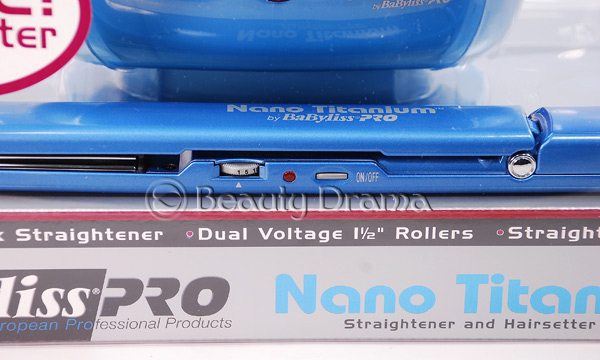 BaByliss Nano Titanium 1 Ultra Thin Flat Iron & Jumbo Roller Curling 