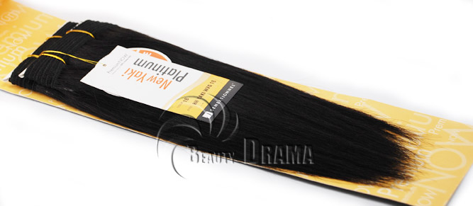 SENSATIONNEL Premium Now Yaki 100% Human Hair Weave  