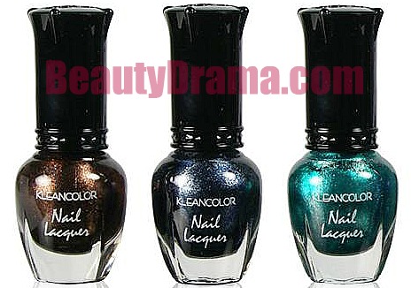 KleanColor Techno High Metallic Nail Lacquer Mini Collection 